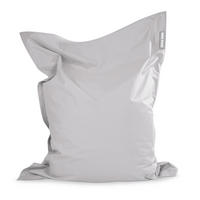RIESEN-SITZSACK "Square" 140x180cm 380 L - Hellgrau, Textil (140/25/180cm) - Green Bean