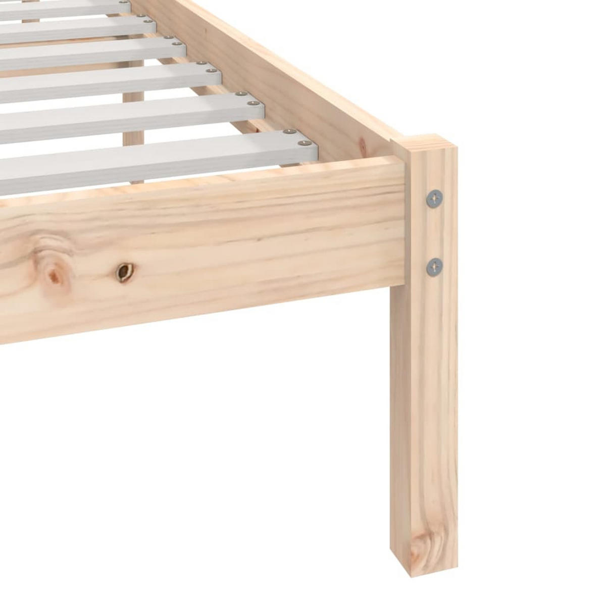 BETT Joseph 146/195.5 cm - Braun, Holz (140/190cm) - Nettlife