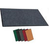 FUSSMATTE 60/40 cm Stoff dunkelgrau - Dunkelgrau, Textil (60/40cm) - CLP