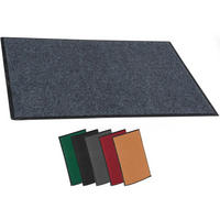 FUSSMATTE 60/40 cm Stoff dunkelgrau - Dunkelgrau, Textil (60/40cm) - CLP