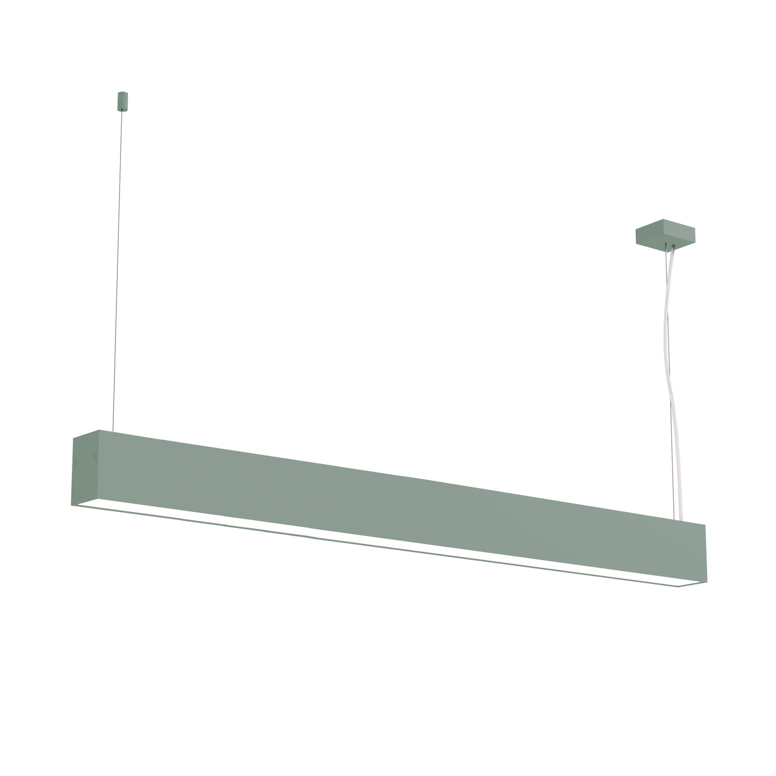 Lumicom Led-Hängeleuchte Grün 100x6.3x4.5 cm