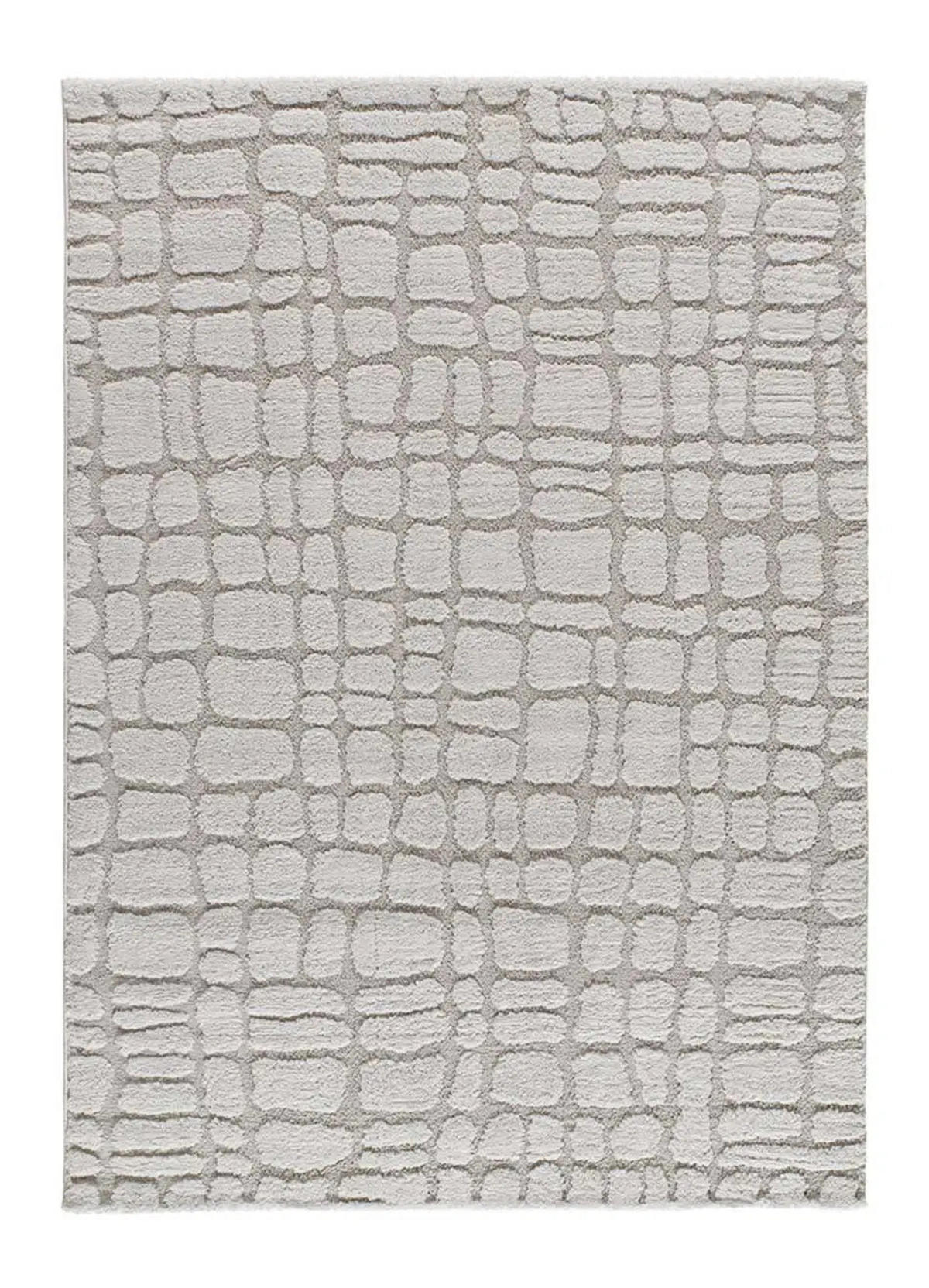 WEBTEPPICH Grau Juno 64/120 cm - Hellgrau, Naturmaterialien/Textil (64/120cm) - Atticgo