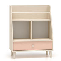 BÜCHERREGAL Mevel Wüstensand / Millennial Pink 72 / 36 / 90cm - Pink/Braun, Holz/Holzwerkstoff (72/90/36cm) - Feldmann-Wohnen
