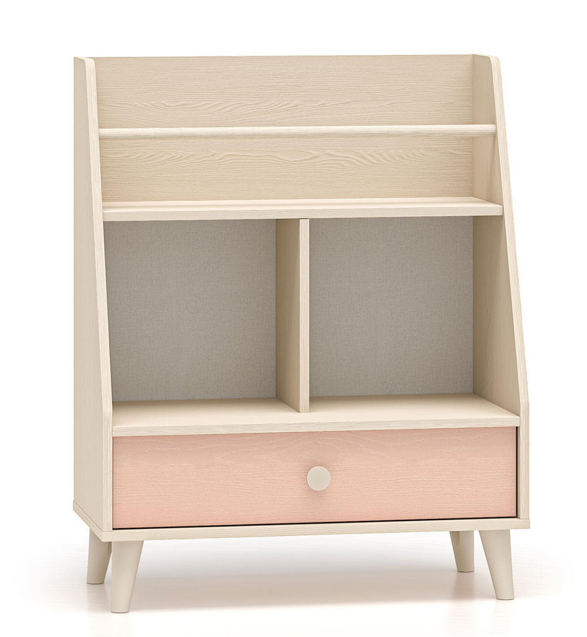 BÜCHERREGAL Mevel Wüstensand / Millennial Pink 72 / 36 / 90cm - Pink/Braun, Holz/Holzwerkstoff (72/90/36cm) - Feldmann-Wohnen