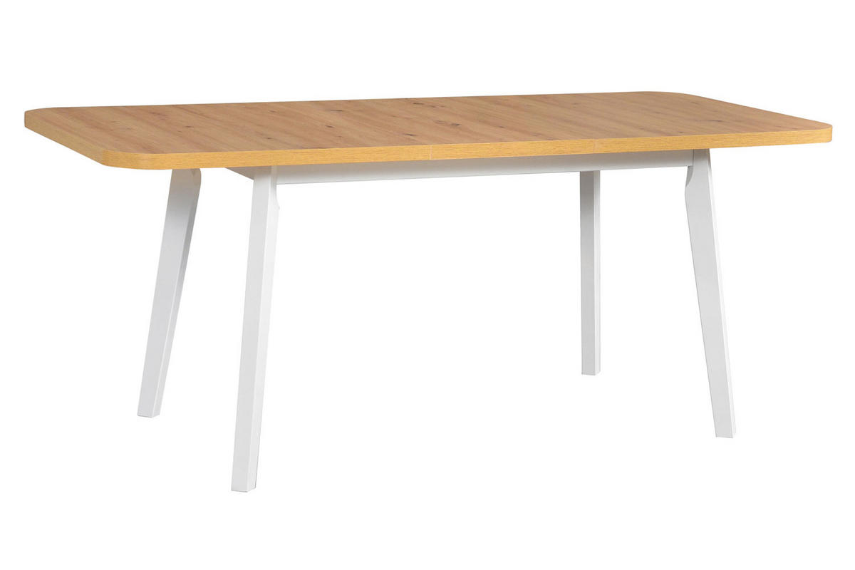 ESSZIMMER-SET Roma weiß / Artisan Eiche / grau 7-teilig - Weiß, Holzwerkstoff (140/75/80cm) - Feldmann-Wohnen