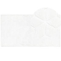 SHAGGY-KUNSTFELLTEPPICH Thatta 150/80 cm - Weiß, Kunststoff (80/150cm) - Beliani