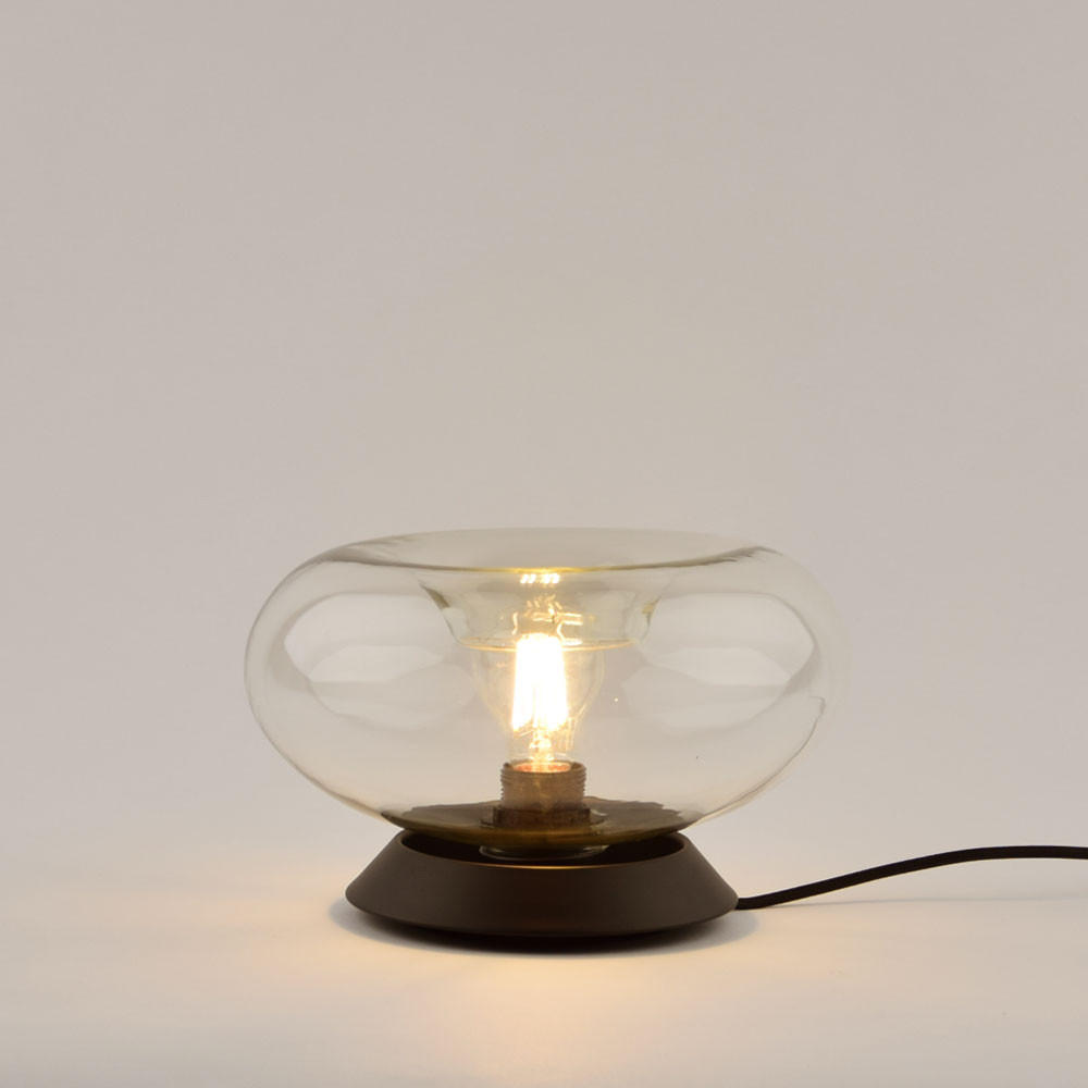 TISCHLAMPE Cruet Klar Low (Flach) - Klar, Glas (28/28/14cm) - s.luce