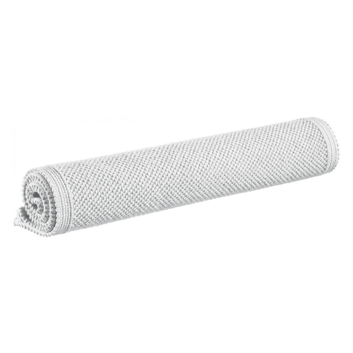 BADEMATTE Etia schneeweiß 54 x 64 cm - Weiß, Textil (54/64cm) - Vivaraise