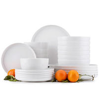 KOMBISERVICE VICTO 6 Personen 24-tlg - Weiß, Keramik (27/2/27cm) - KONSIMO®