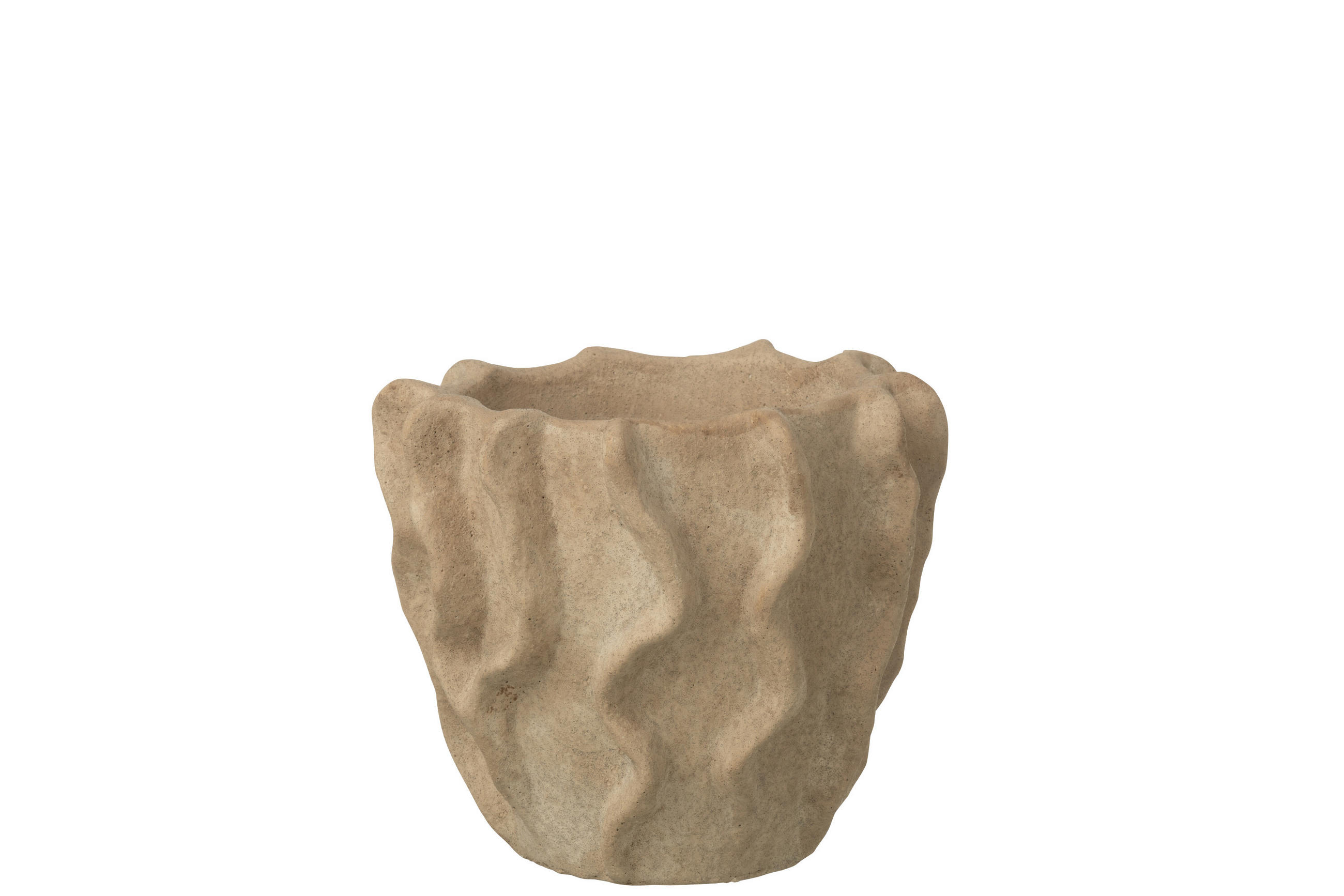J-Line Blumentopf Beige 15.5 cm