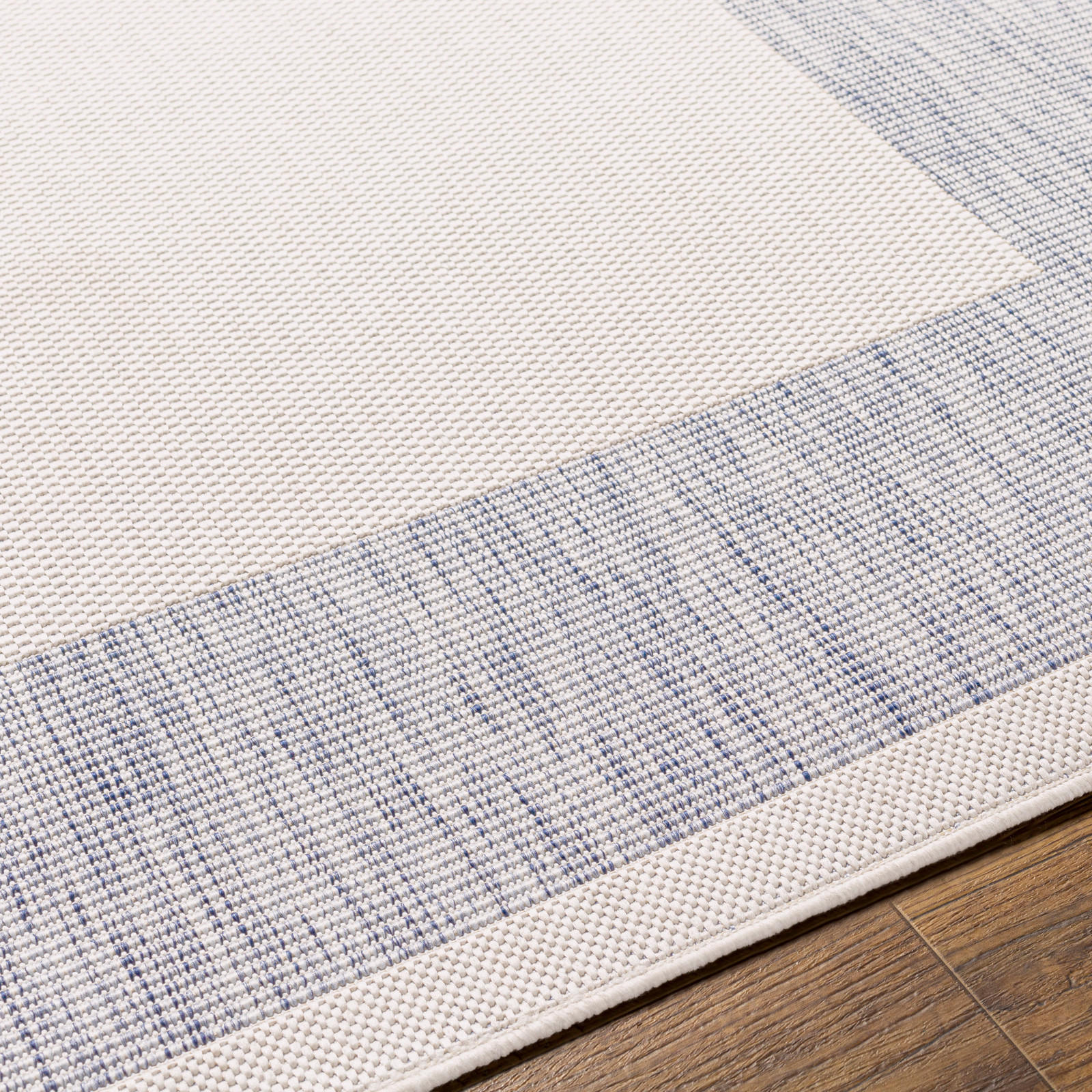 OUTDOORTEPPICH 160/213 cm Beige - Blau, Naturmaterialien/Textil (160/213cm) - LIVABLISS