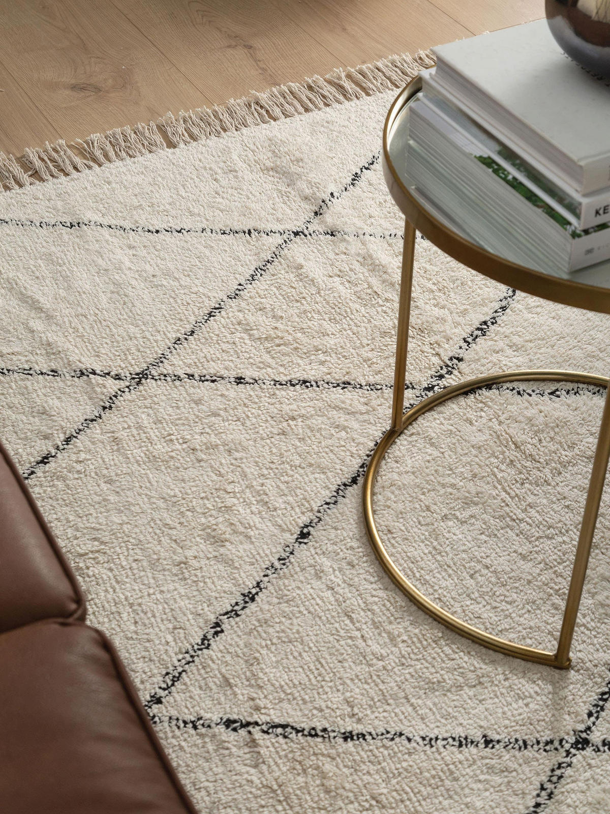 BAUMWOLLTEPPICH waschbar Naomi Cream 200x300 cm - Creme, Textil (200/300cm) - benuta Nest