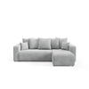 ECKSOFA mit Schlaffunktion Grau - Grau, Textil (247/145cm) - Furnisell