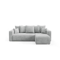 ECKSOFA mit Schlaffunktion Grau - Grau, Textil (247/145cm) - Furnisell