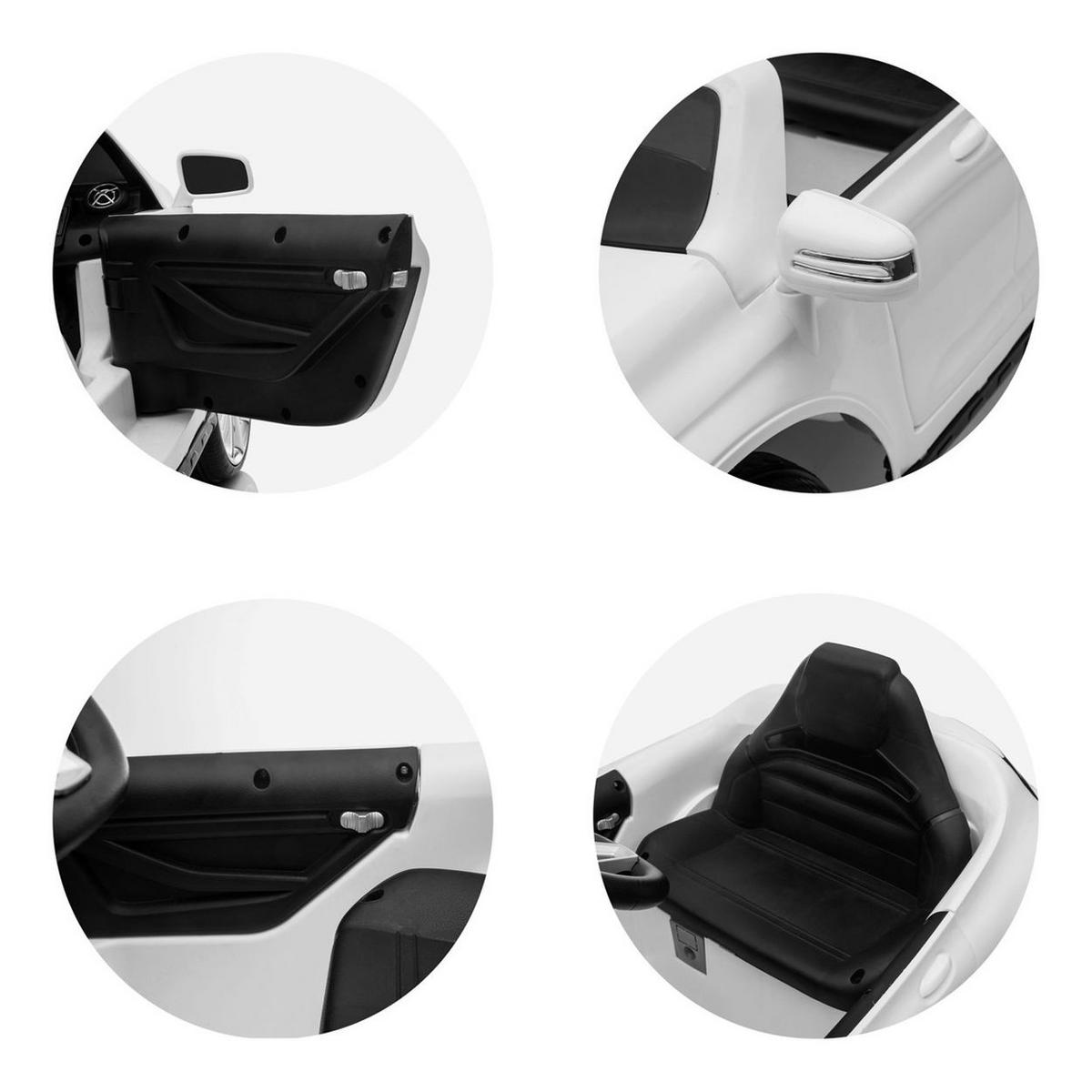 ELEKTROAUTO Mercedes Benz GLA45 schwarz Fernbedienung, EVA-Reifen, MP3 - Schwarz, Kunststoff (101/62/50cm) - Chipolino
