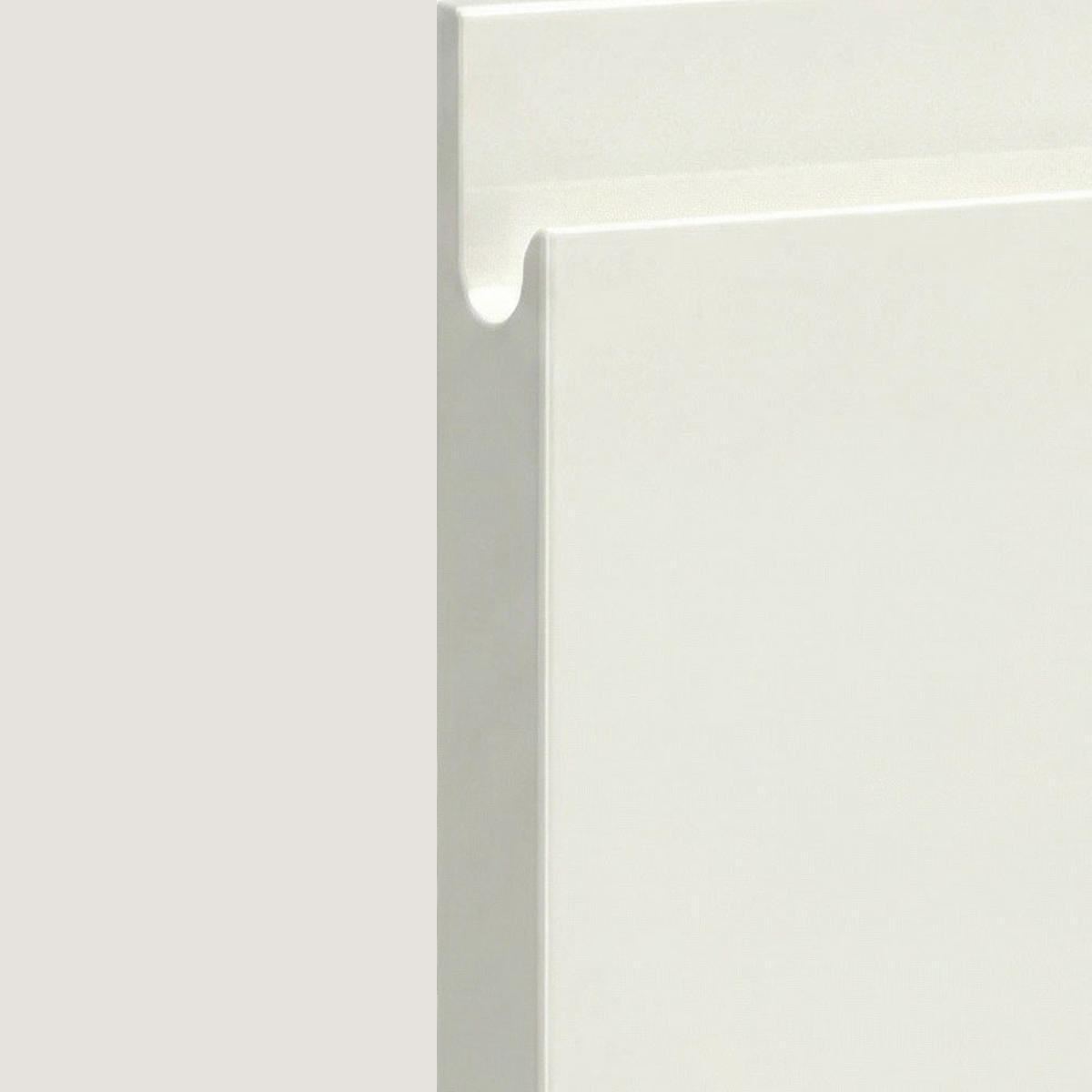 HÄNGESCHRANK Florence W2/50 Grau / RAL 1013 perlweiß HG 50 / 32,5 / 72cm - Türanschlag rechts - Weiß Hochglanz/Weiß, Holz/Holzwerkstoff (50/72/32.5cm) - Feldmann-Wohnen