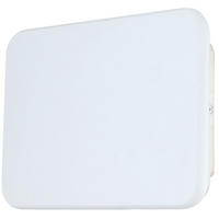 LED AUSSEN-WANDLEUCHTE KALE Weiß Aluminium - Weiß, Metall (18/5.1/25cm) - Globo Lighting