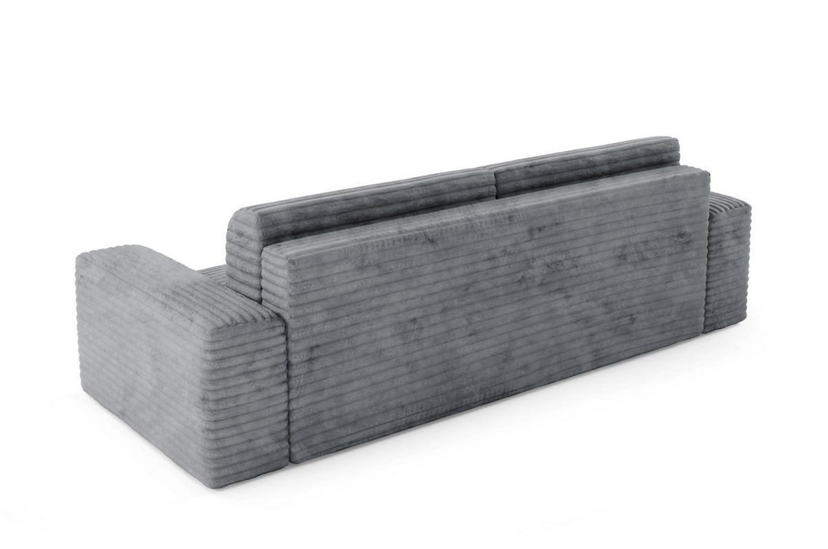 SCHLAFSOFA mit Bettkasten Grau - Schwarz/Grau, Holz/Holzwerkstoff (260/70/102cm) - Furnisell