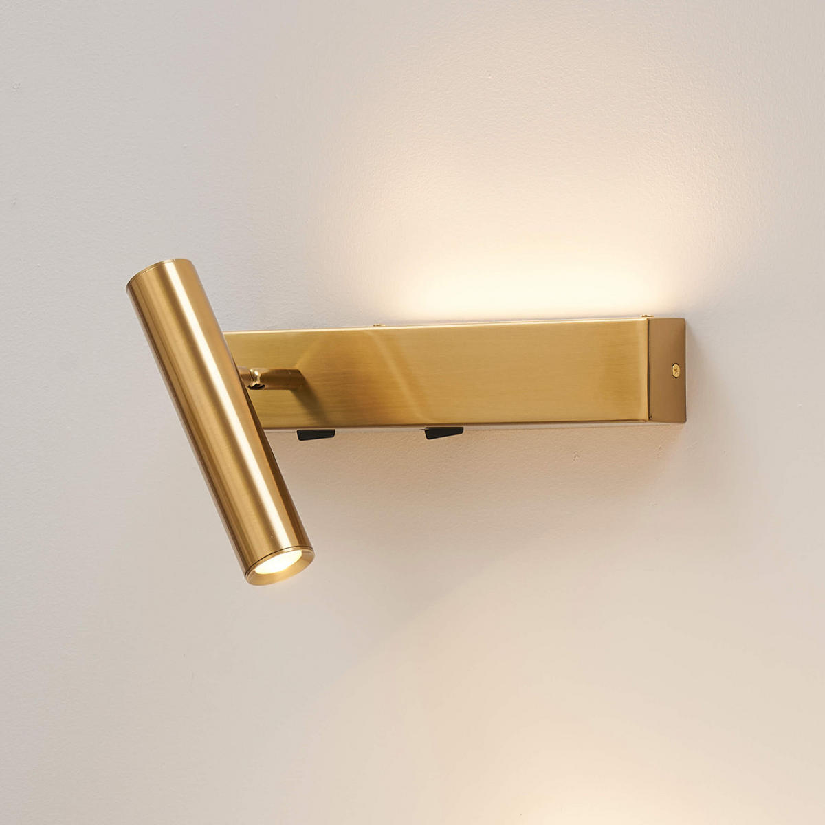 WANDLEUCHTE Lodvi, Messing, 30cm - Goldfarben, Metall (30/18.5/30cm) - KOSILUM