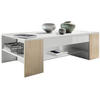 COUCHTISCH Clip Blenden in Eiche sägerau - Eiche San Remo, Holzwerkstoff (60/118/37cm) - Vladon