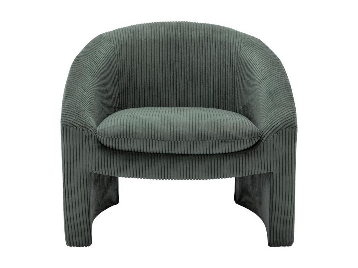 SESSEL - Cord - Grün - OSSANA - Grün, Textil (74/74/83cm) - Vente-Unique