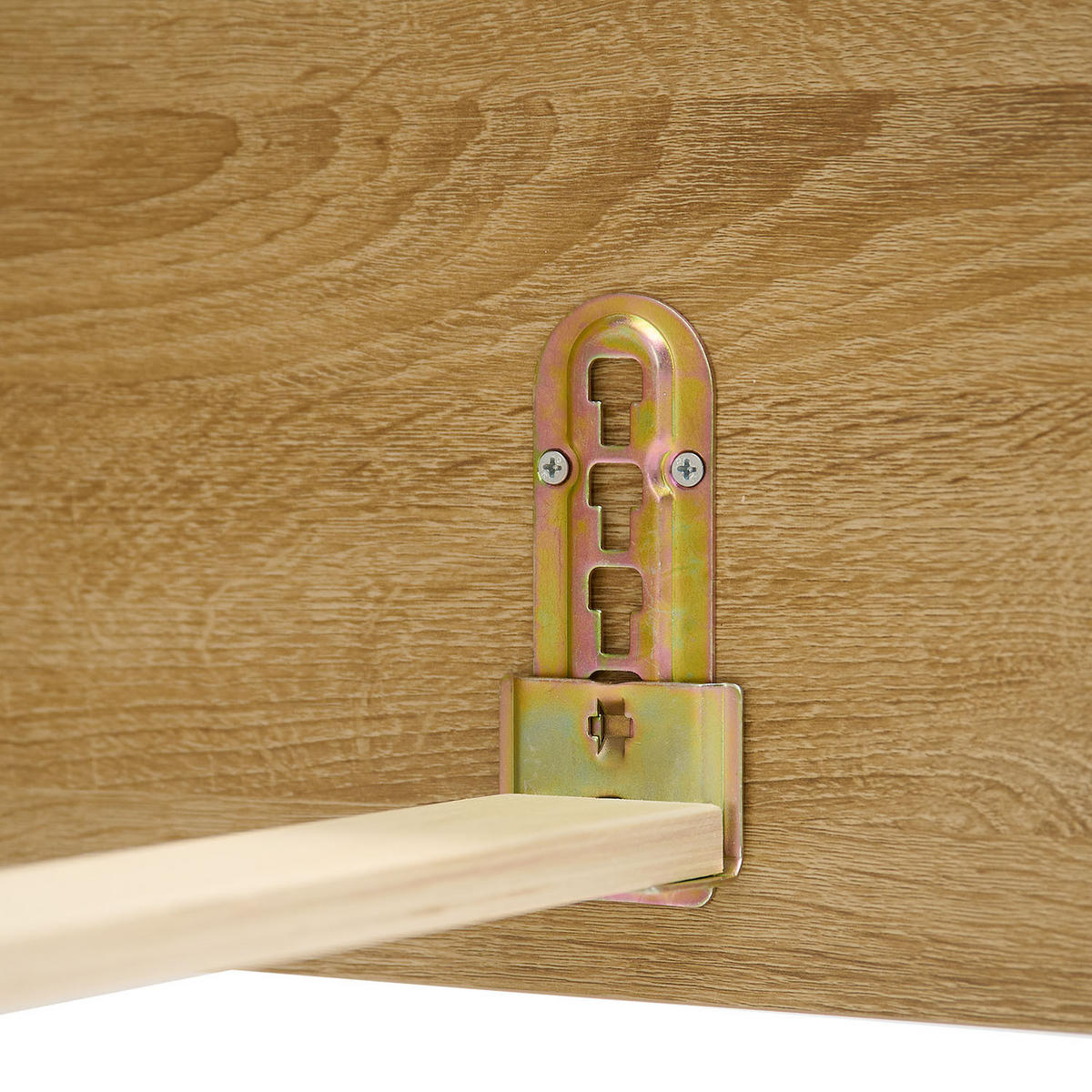 HOLZBETT Seniorenbett 120/200 Natur - Braun, Holz (120/200cm) - Homestyle4u