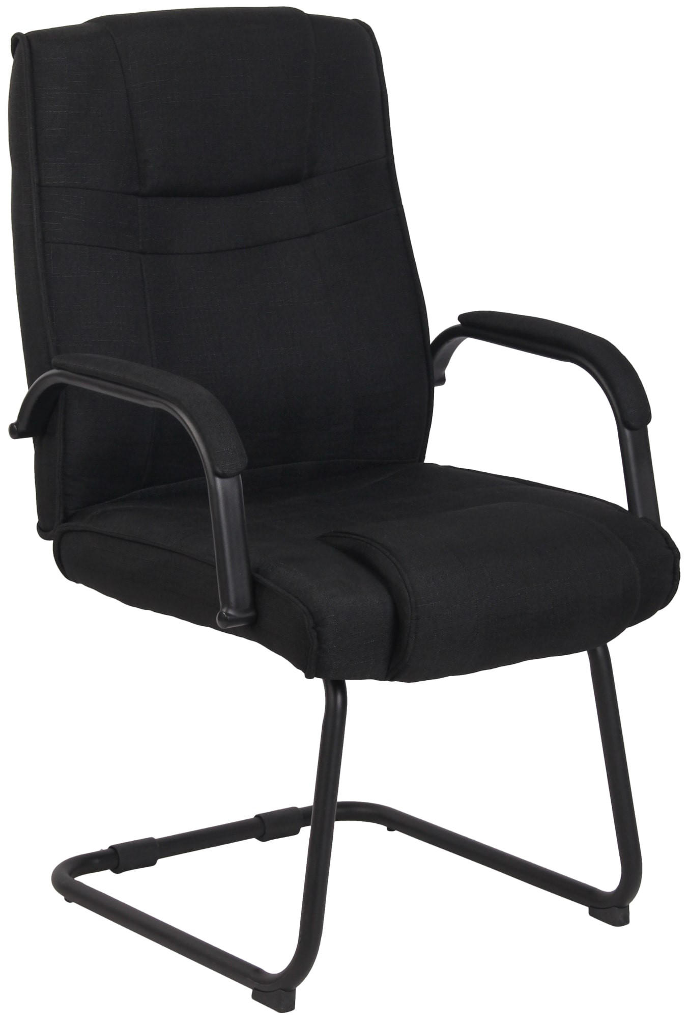 Deluke Besucherstuhl Schwarz 60x104x67 cm
