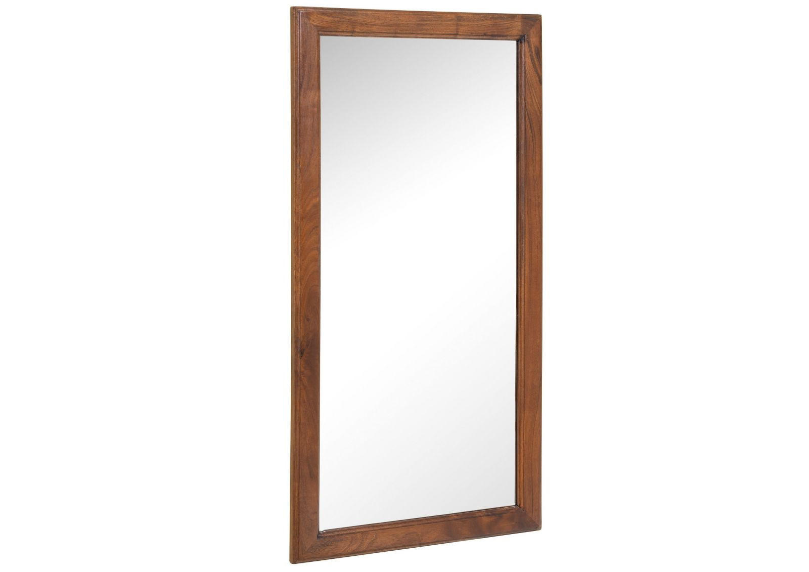 SPIEGEL Akazie 115x6x60 nougat lackiert OXFORD #327 - Dunkelbraun, Holz (115/60/6cm) - Massivmoebel24
