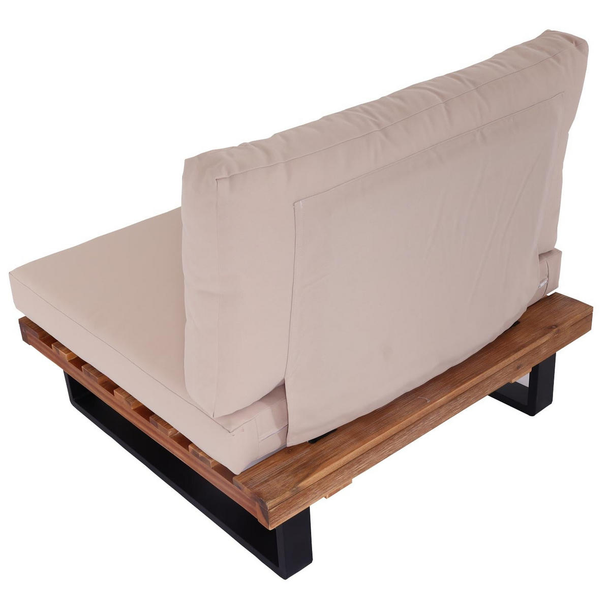 LOUNGESESSEL Garten Hellbraun Beige - Braun, Holz (82/75/82cm) - PROREGAL