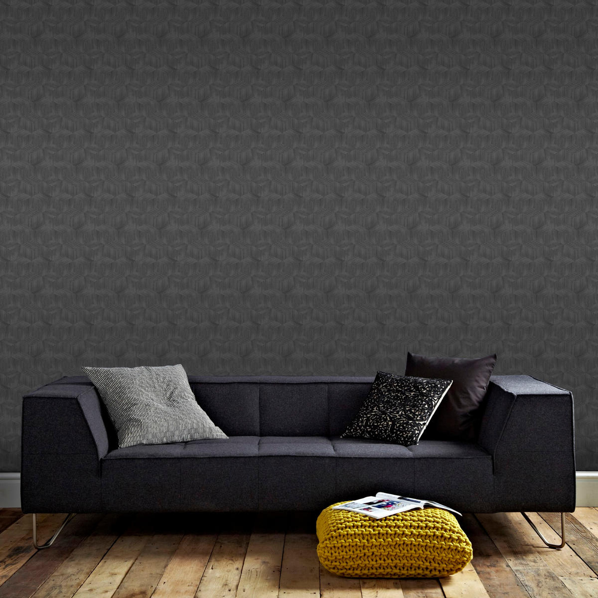 VLIESTAPETE Ratan 1000x52cm - Grau, Papier/Kunststoff (52/1000cm) - Superfresco Easy