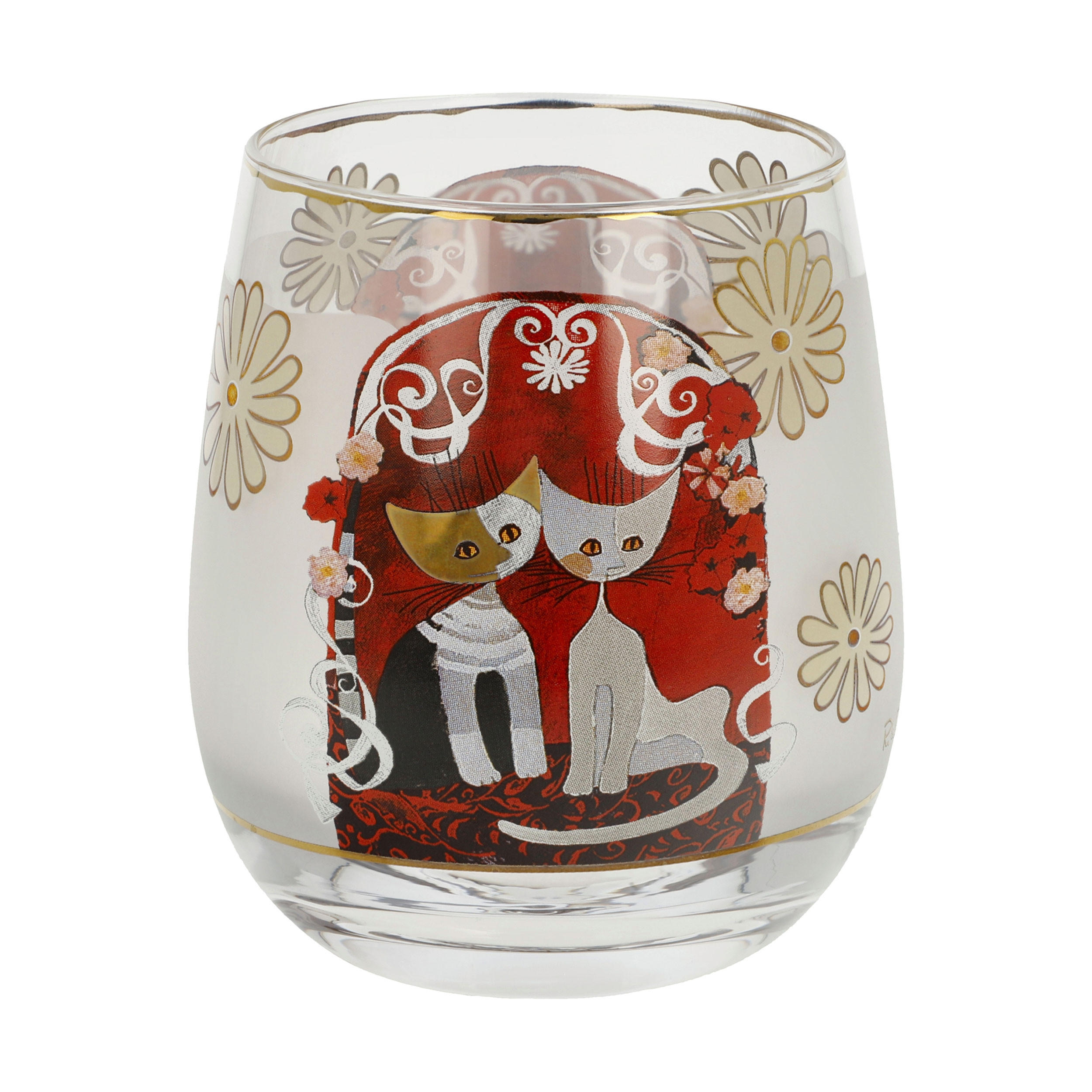 WINDLICHT Rosina Wachtmeister - Templi dell amore, Glas, Bunt, 9.5 cm - Multicolor, Glas (8.5/9.5/8.5cm) - Goebel