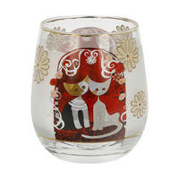 WINDLICHT Rosina Wachtmeister - Templi dell amore, Glas, Bunt, 9.5 cm - Multicolor, Glas (8.5/9.5/8.5cm) - Goebel