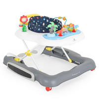 LAUFHILFE Regalo 4 in 1 blau Wippe Hopser, Spielcenter, Musik, klappbar - Blau, Kunststoff (64/48/73cm) - Cangaroo