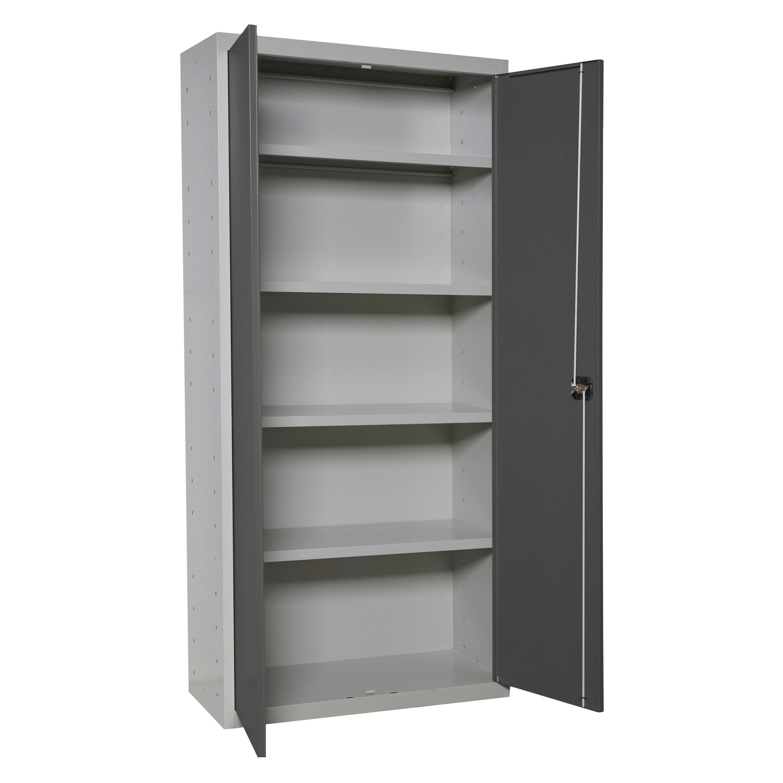STAHLSCHRANK Amego HxBxT 180x100x40 cm 4x Fachboden Anthrazit-Grau - Anthrazit, Metall (100/180/40cm) - PROREGAL