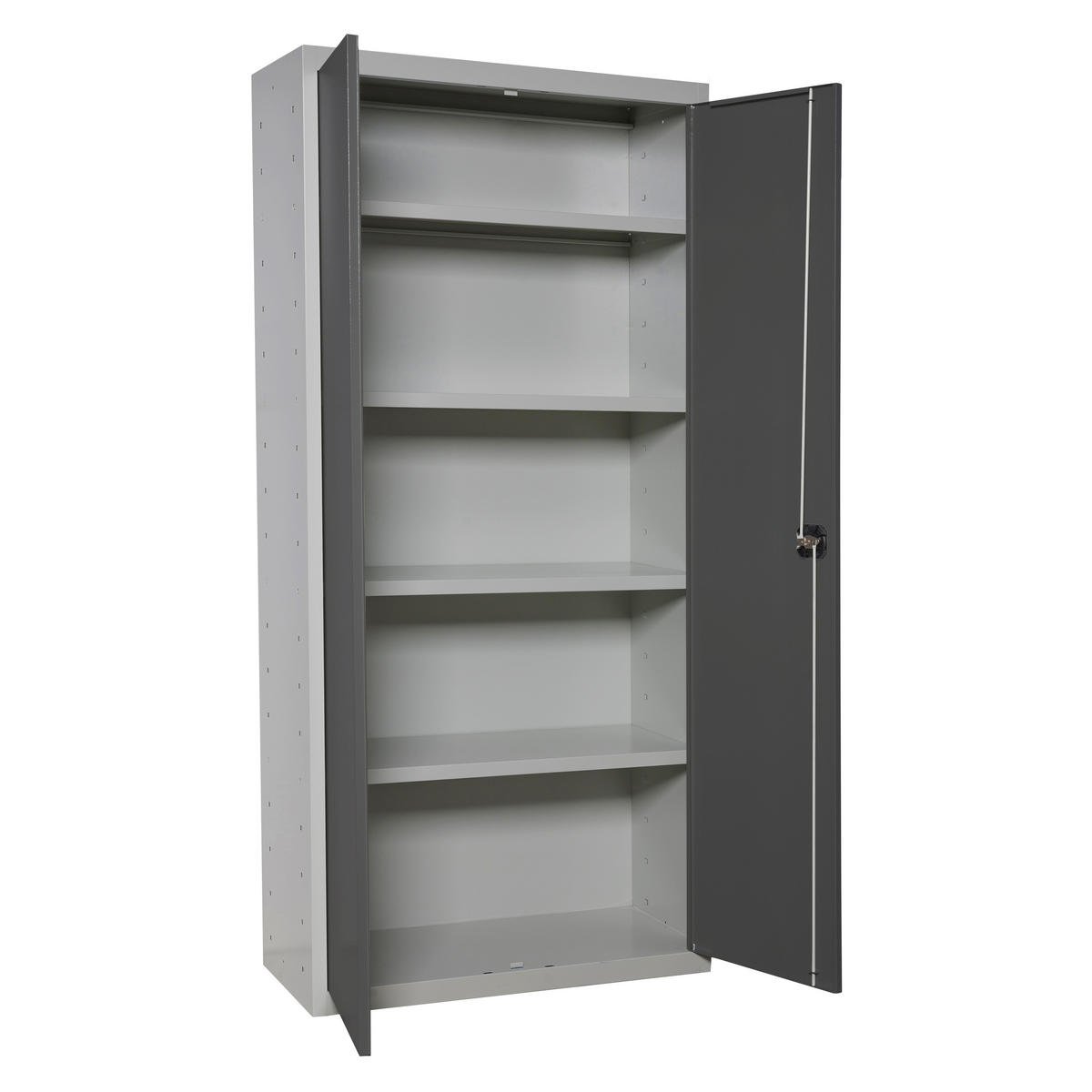 STAHLSCHRANK Amego HxBxT 180x100x40 cm 4x Fachboden Anthrazit-Grau - Anthrazit, Metall (100/180/40cm) - PROREGAL