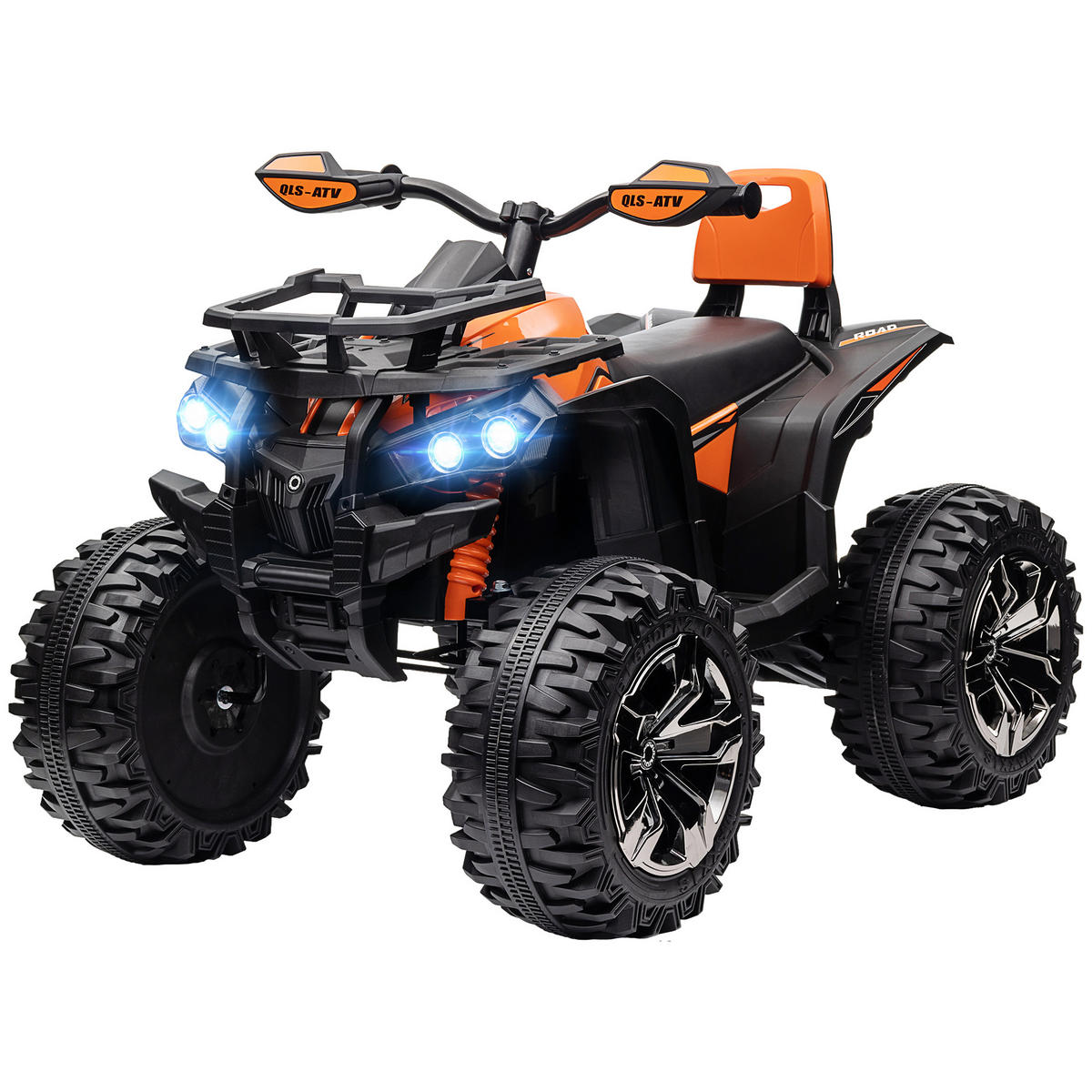 KINDERFAHRZEUG DE-06149 mit MP3-Musikplayer und Scheinwerfer Orange - Orange, Kunststoff/Metall (100/65/73cm) - ComfortXL