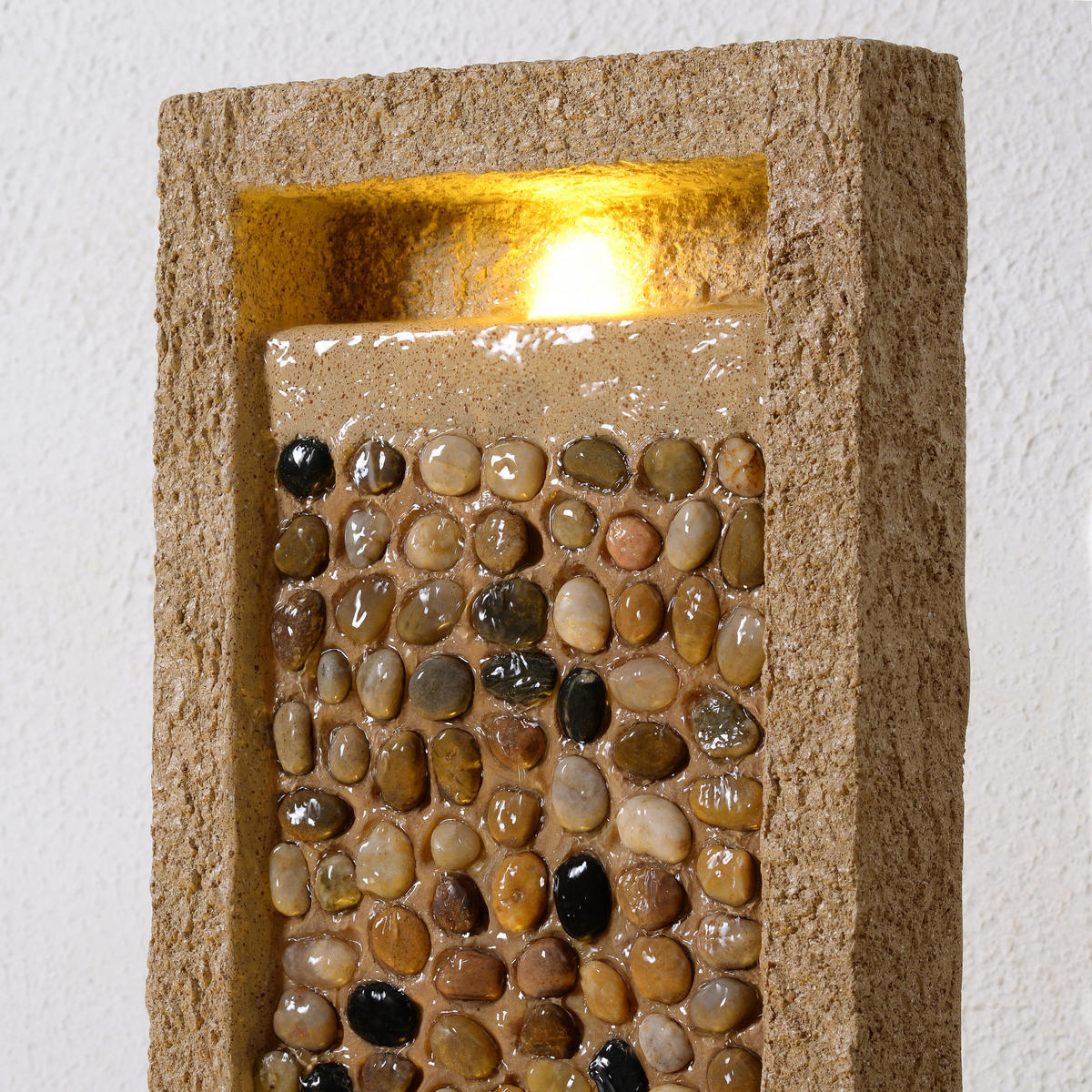 GARTENBRUNNEN braun - Braun, Kunststoff (34/22/92cm) - Teamson Home