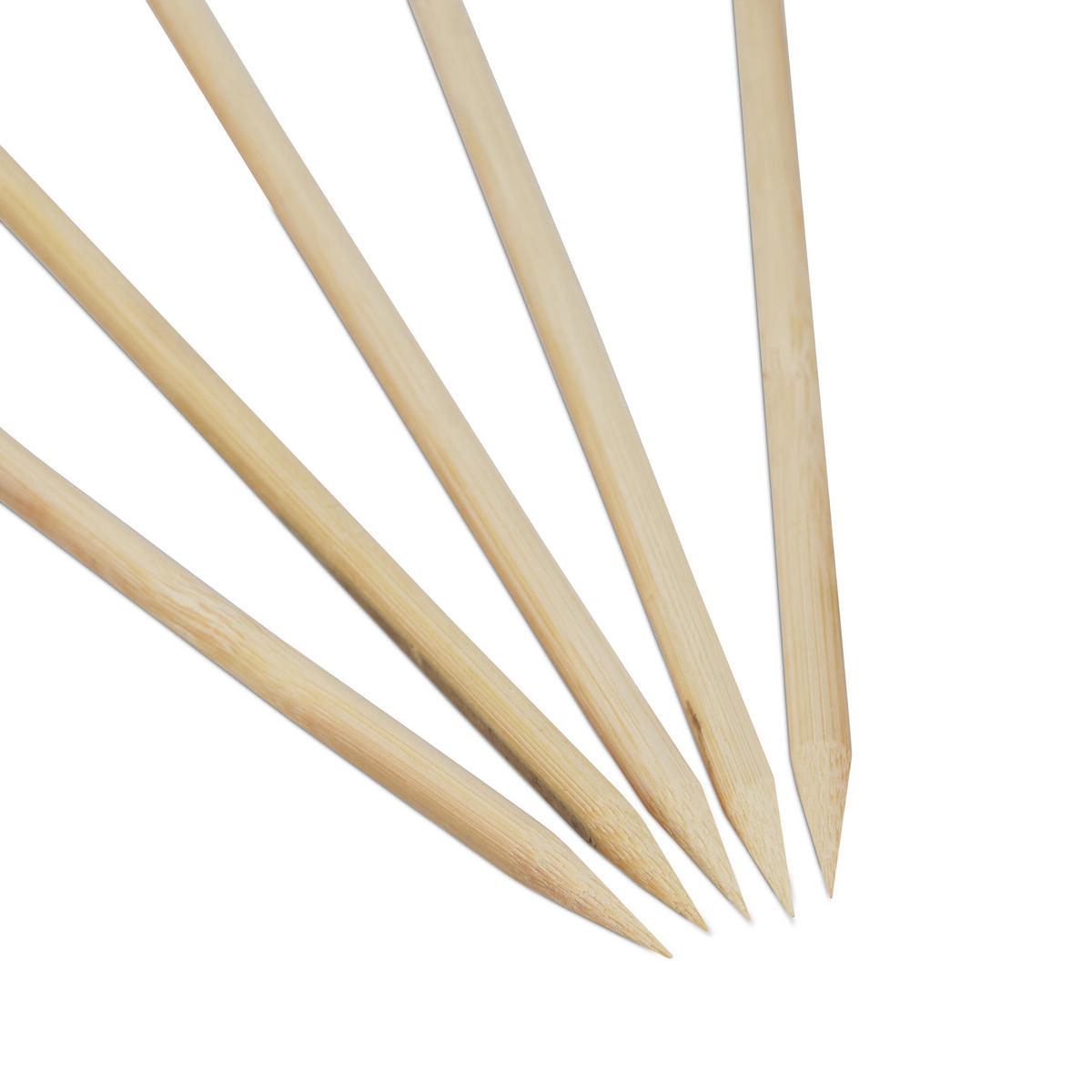 500xSCHASCHLIKSPIEßE - Hellbraun, Holz (0.4cm) - Relaxdays