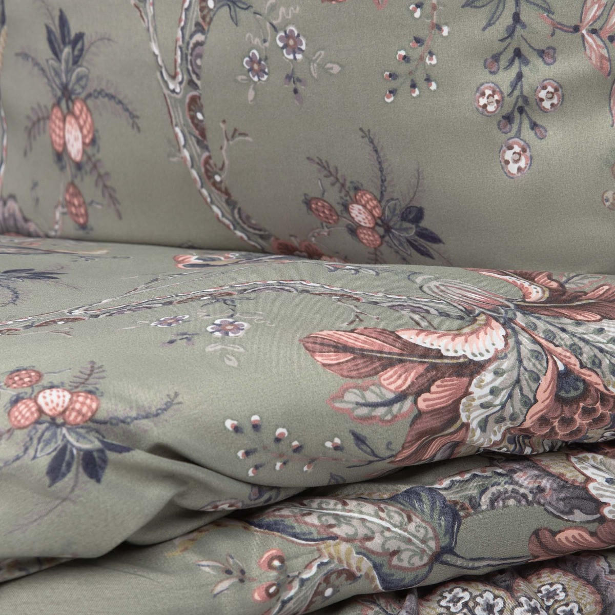 BETTWÄSCHE Claras Grau 160/200 cm - Grau, Textil (160/200cm) - Homla
