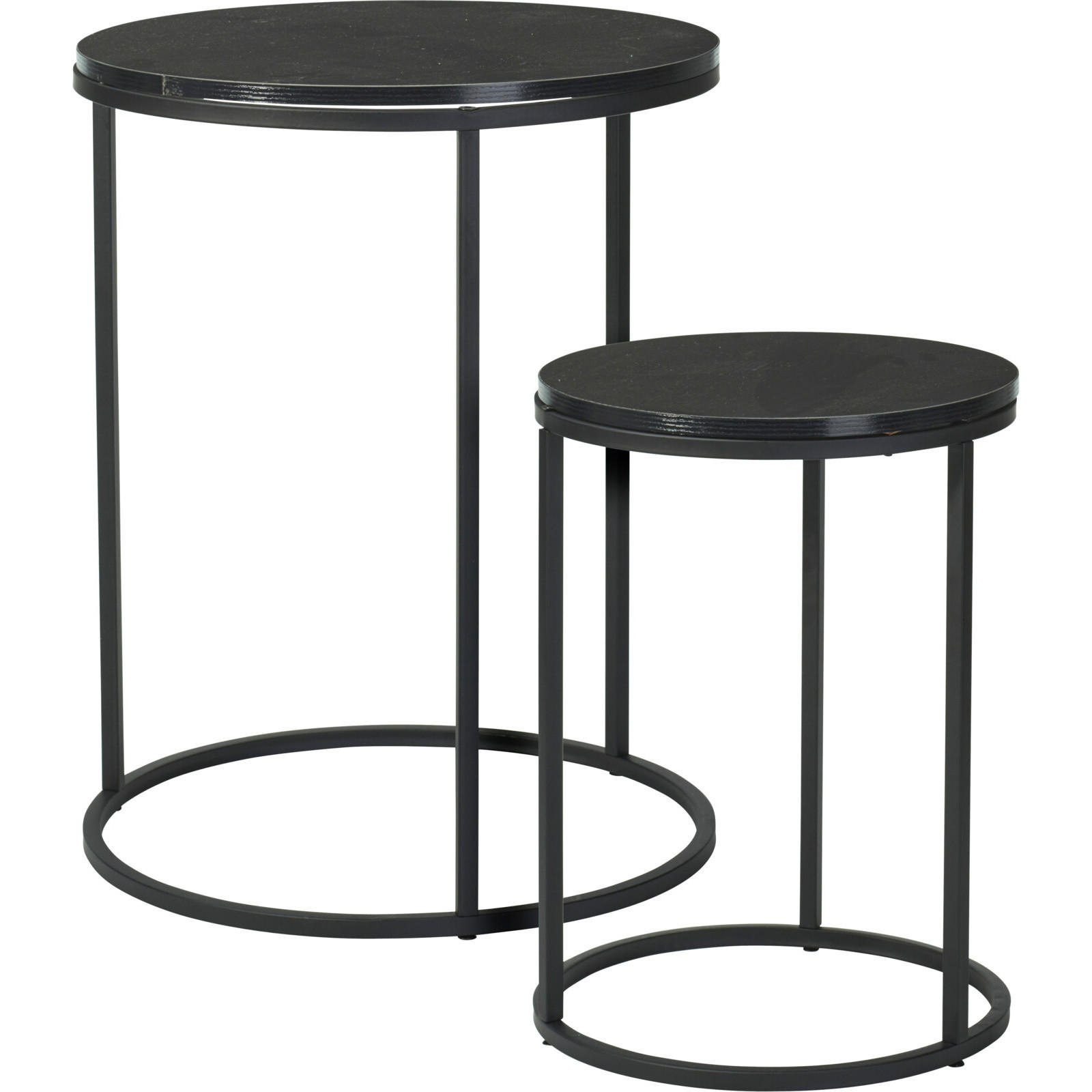 Home Styling Collection Couchtisch Schwarz 40x50x40 cm