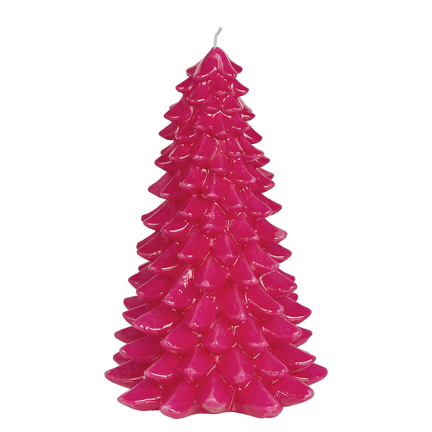 KERZE X-Mas Tannenbaum - Pink, Paraffin (13/22/13cm) - Butlers