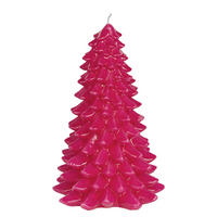KERZE X-Mas Tannenbaum - Pink, Paraffin (13/22/13cm) - Butlers