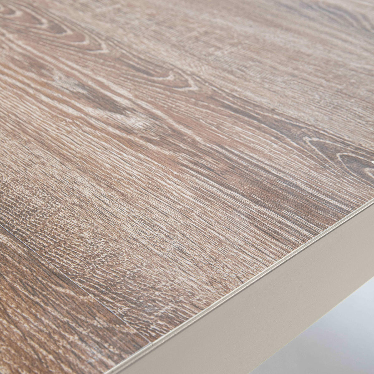 GARTENTISCH, Beige - Beige, Metall (206/100/75cm) - Oviala