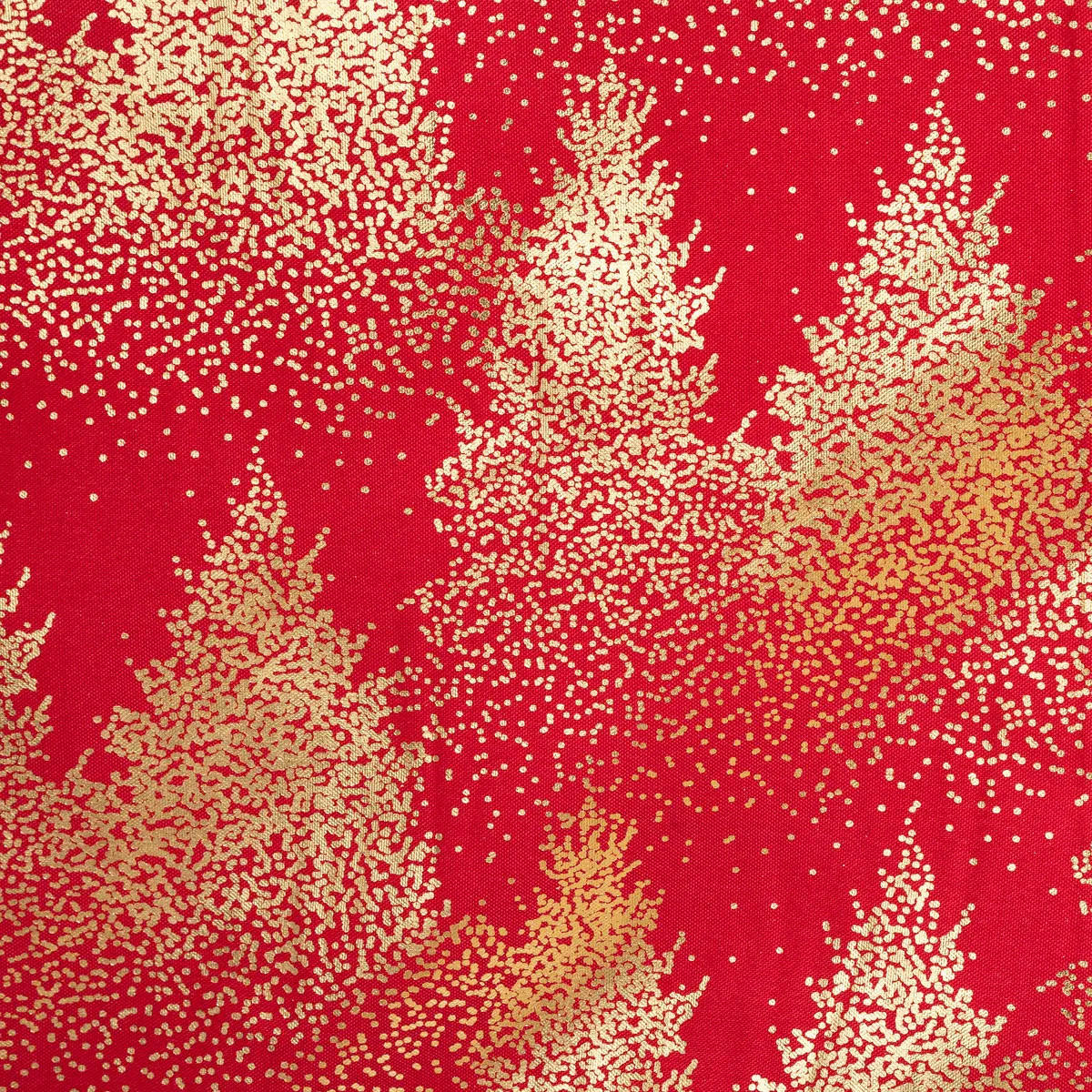 TISCHDECKE Weihnachtsbäume 140/360 cm - Rot, Textil (140/0.12/360cm) - Atmosphera Createur d´interieur