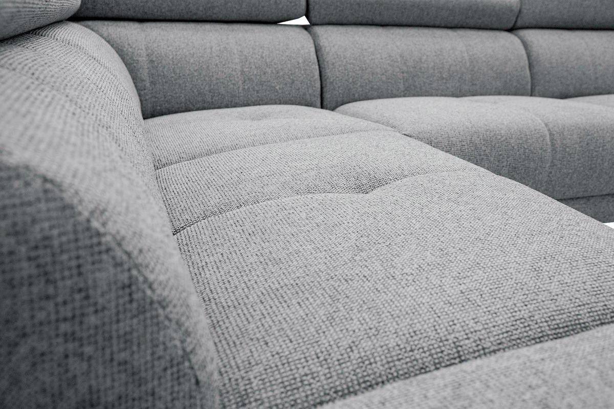 ECKSOFA FIERO 5-Sitzer, olivgrün - Schwarz/Olivgrün, Holzwerkstoff/Textil (158/269cm) - Courtois Laville