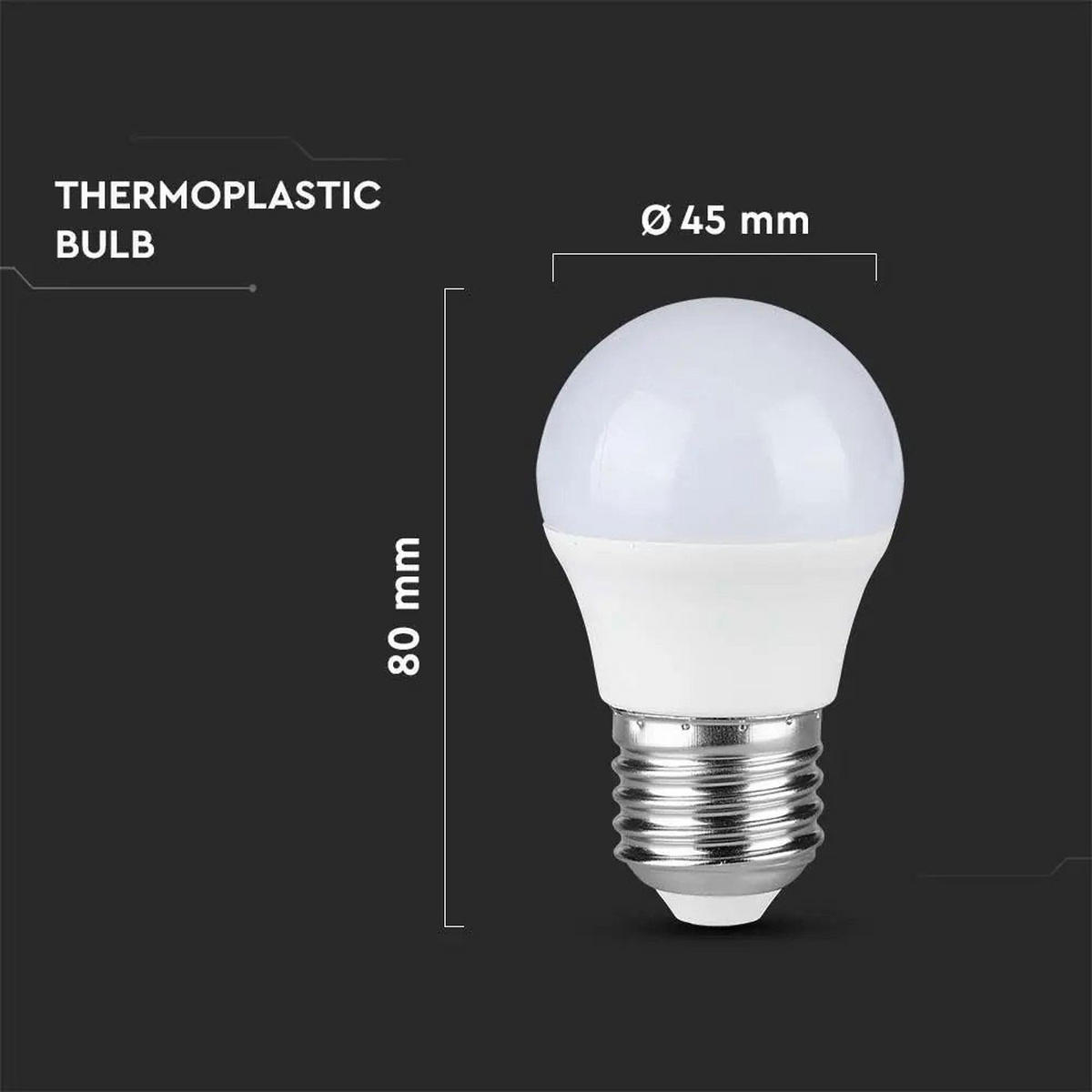 LED LEUCHTMITTEL E27 Weiß - Weiß, Kunststoff (4.5/8cm)