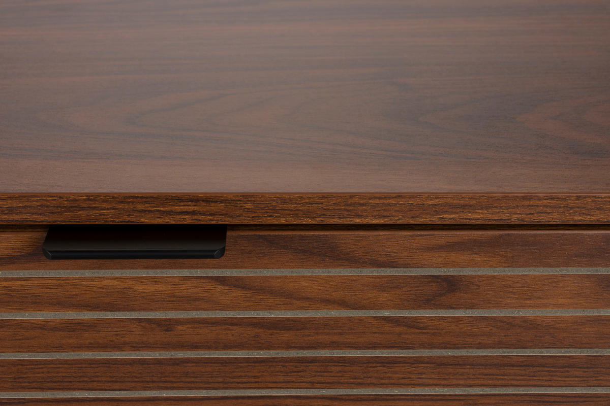 BEISTELLTISCH Stripes - Braun - 40/110/74 cm - Braun, Holz (40/110/74cm)