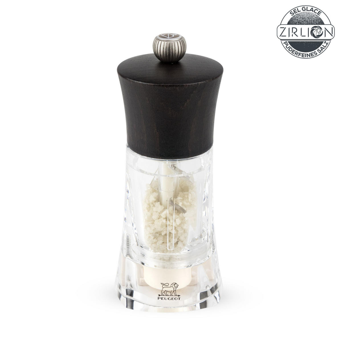 FEUCHTSALZMÜHLE Oleron 14cm Buchenholz Schokolade Zirkonia-Mahlwerk - Braun, Kunststoff (7/14/7cm) - PEUGEOT