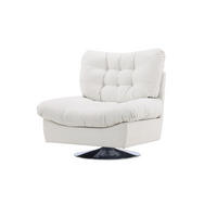 SESSEL FLORENS Weiß 105x104x108 cm - Weiß, Textil (105/108/104cm) - FURNLUX
