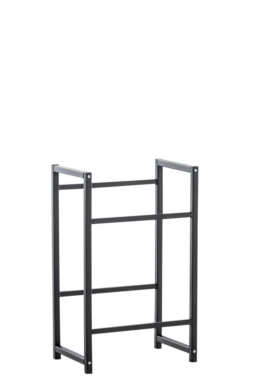 KASTENSTÄNDER Metall schwarz - Schwarz, Metall (47/75/31cm) - CLP